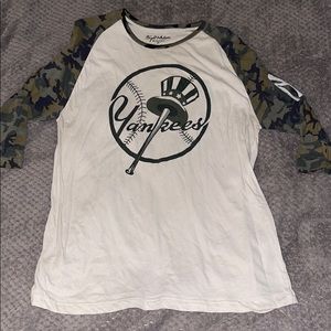 Vintage Style Camo Yankees Long Sleeve